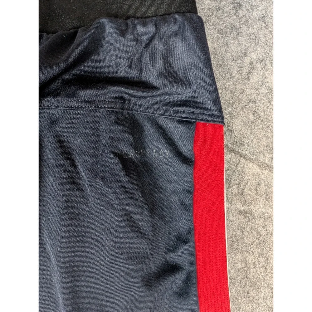 Adidas Primegreen AEROREADY Mens Athletic Shorts Red White and Blue Striped XL